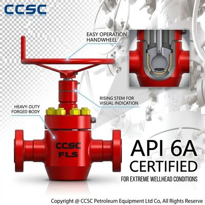 Sour Service API 6A Poortklep FF HH H2S Weerbaar gesmeed stalen drukdicht Hoed 5000psi Zuurgasput