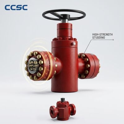 Hydraulisch aangedreven API 6A drukdichtingspoortklep, gesmeed staal FLS door de leiding 10000psi Afstandsbediening van het puthoofd